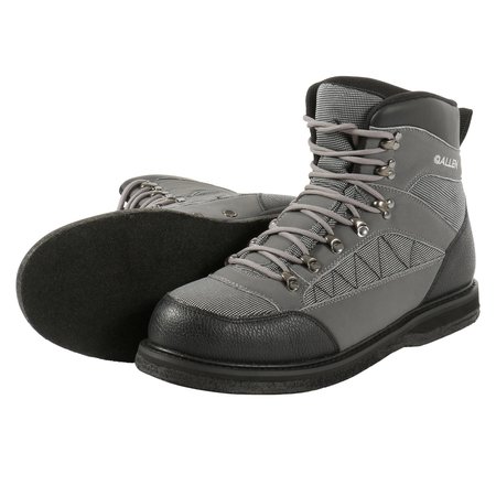 ALLEN CO Granite River Men's Felt Sole Wading Boots, Size 10, Gray 15740